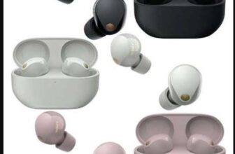 Sony WF-1000XM5 Wireless Noise Cancelling Headphones in Black/Silver or Smoky Pink With BLC