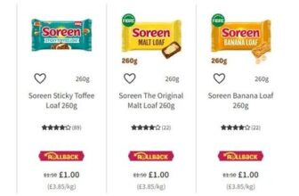 Soreen Loaves 260g – Three Varieties