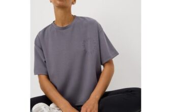 Souluxe Grey Embossed Slogan Sports T-Shirt