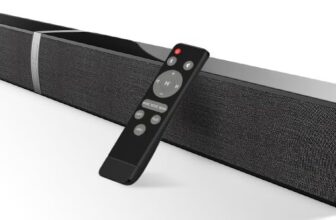 Soundbar for TV80W 2-in-1 Detachable Sound Bar with 3 EQ Modes& Auto Volume Boost, Bluetooth 5.3/ARC/Optical/AUX, Home Theater Audio System for TV/PC/Laptop/Game Console, Black,1 Pcs
