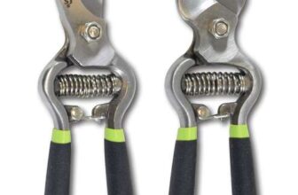 Spear & Jackson CUTTINGSET8K Kew Gardens Collection Vintage Bypass & Anvil Secateur Set