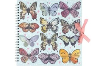 Spiral Bound Butterfly Scrapbook