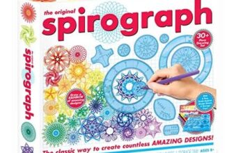 Spirograph Set with 30 Pieces, Pens and Spiro-Putty