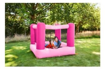 Sportspower 6ft X 6ft Pink Bouncy Castle