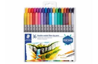 Staedtler Design Journey Double-Ended Fibre Tip Pens Pack of 36