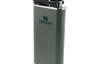 Stanley 1913 Classic Wide Mouth Hip Flask 0.23L Hammertone Green