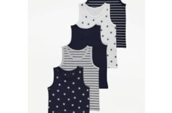 Star and Stripe Vests 5 Pack