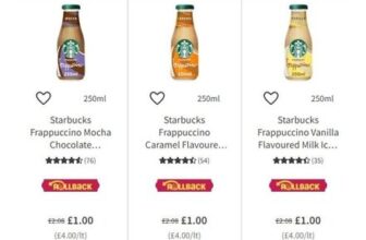 Starbucks Frappuccino Iced Coffee Drinks 250ml
