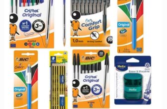 Stationary & Office Sale : e.g Rulers £0.75 I Shapeners £0.90 I Bic Ballpoint (10Pk) £1.45 I Bic 4 colours from £1.50 and more (Clubcard)