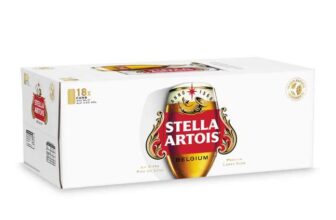Stella Artois Belgium Premium Lager Beer 18 Pack