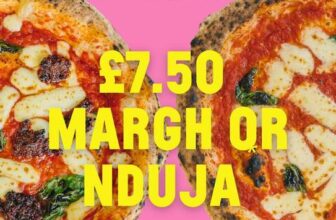 Student Perks: Nduja or Margherita pizza – M-Th 12-5pm selected locations
