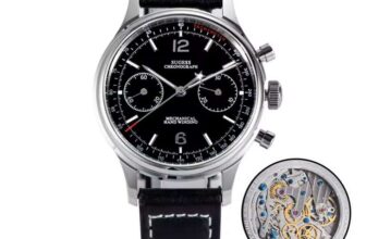 Sugess 1963 Pilot Watch Men Mechanical Chronograph Panda Wristwatch (With code) SUGESS Official Store