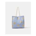Sun Print Beach Tote Bag