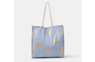Sun Print Beach Tote Bag