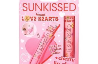 Sunkissed Swizzels Love Hearts Lip Gloss & Holder