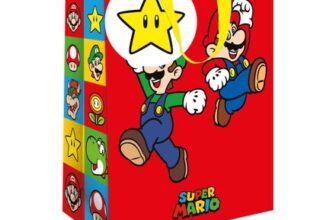 Super Mario Bros Medium Gift Bag, Mario & Luigi Party Bag