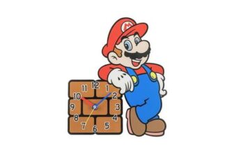 Super Mario Kids Wall Clock – Multicoloured