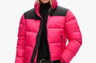 Superdry Womens Sportstyle Code Puffer Jacket 3 Colours: Navy, Green & Pink Size – Size: 14 & 16 – Sold by Superdry