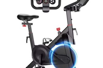 Superun Upgrade Exercise bike 32-Level Smooth Magnetic Resistance Indoor Bike with code at Healthy Fitness Sport Store