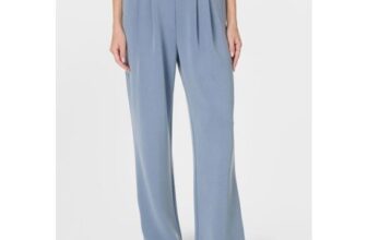 Sweaty Betty Sand Wash Modal Blend Wide Leg Trousers