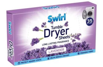 Swirl Lavender Laundry Sheets 35 Pack