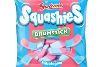 Swizzels Squashies Sweets – Bubblegum Flavour, 140g – S&S 72p / 68p