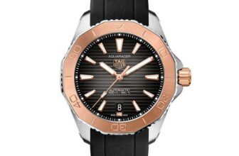 TAG Heuer Aquaracer Professional 200 Black Dial 40mm Steel & Gold Automatic Gents Watch WBP2151.FT6199