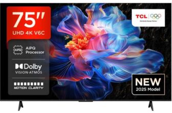 TCL V6CUK 75 4K Ultra HD DLED HDR Google Smart TV – 75V6CUK