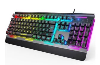 TECKNET RGB Gaming Keyboard UK Layout,