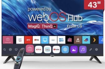 TESLA 43 Direct LED 4K HDR Smart Web OS TV – T43S4K, Freeview HD, Dolby Audio & Free TV Wallmount Bracket