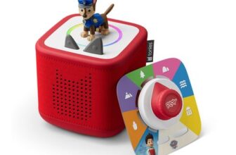 TONIES Toniebox 2 Play Set & PAW Patrol Chase Tonie – 3 Colours