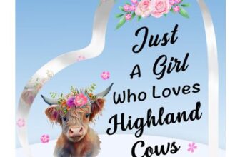TTOVEN Highland Cow Gift Plaque