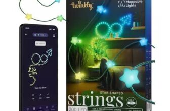 TWINKLY Strings Star Smart 200 RGB LED String Lights – 13 M