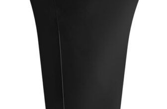 Tall Modern Planter 45cm Black