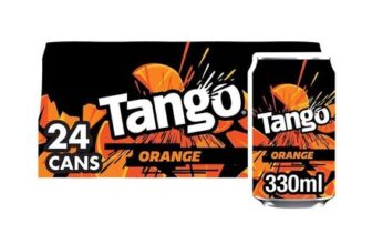 Tango Orange Orignal Soft Drink – 24x330ml (£7.12/£6.37 S&S)