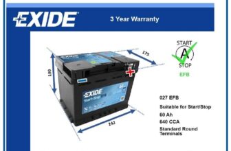 Tanya Batteries Sale – Extra 15% Off w/ Code e.g. EFB Car Battery EL600 Exide 027 EFB 640A 60Ah 3Yr WTY 242x175x190 Start Stop (UK Mainland)