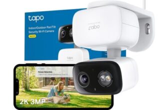 Tapo C216 2K Outdoor Camera, Pan/Tilt, IP65, AI Detection