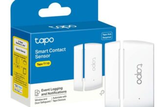 Tapo T110 Smart Door Alarm, Window Door Alarm Sensor with Real-Time Monitoring, Instant Notifications