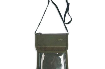 Tasmanian Tiger Neck Pouch in Olive/Stone