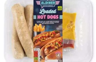Taste Of America Hot Dogs with Onions, Ketchup & Mustard 440g