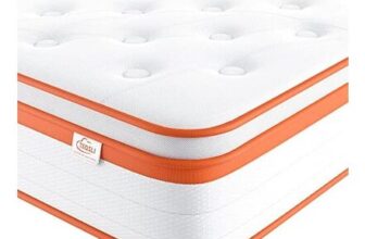 TeQsli King Mattress 5ft, Gel Memory Foam, Pocket-Sprung, 7-Zone