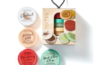 Technic 4 Piece Lip Balm & Scrub Gift Set