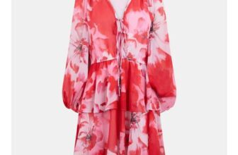 Ted Baker Leyna Tie-Fastened Mini Dress