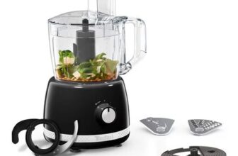 Tefal Black Collection Food Processor, 2.4L Bowl, 500W