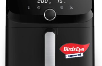 Tefal Easy Fry Mega 7.5L Air Fryer, 8 Programs, Compact, Black Serves 8, 80-200C Temperature Control, Dishwasher-Safe Basket, Energy-Efficient, EY8558G0