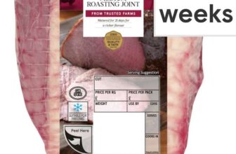 Tesco British Beef Medium Roasting Joint – £15.00 per kg – Clubcard Price