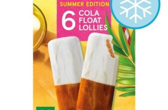 Tesco Cola Float Ice Lollies 6x55ml