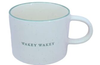 Tesco F&F Home, Wakey Wakey Mug, Clubcard Price – Reduced To Clear