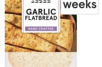 Tesco Garlic Flatbread 225g – Clubcard Price