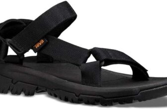 Teva Womens Tirra Sports and Outdoor Lifestyle Sandal, Black – Size 8